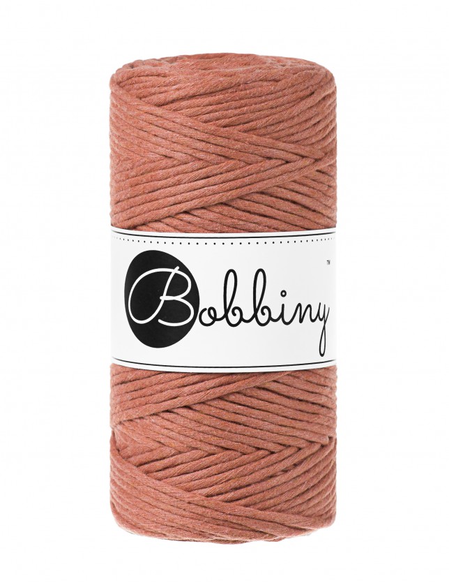 Torcido Bobbiny 3mm / 100m Terracota
