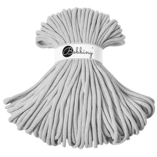 Entrançado Bobbiny 9mm / 100m Light Grey