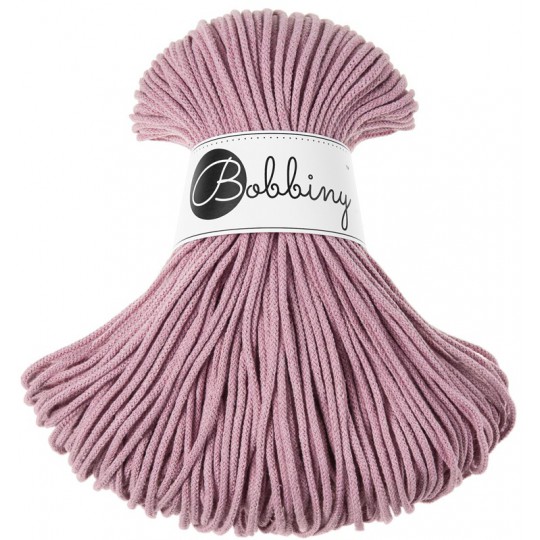 Entrançado Bobbiny 3mm / 100m Dusty Pink