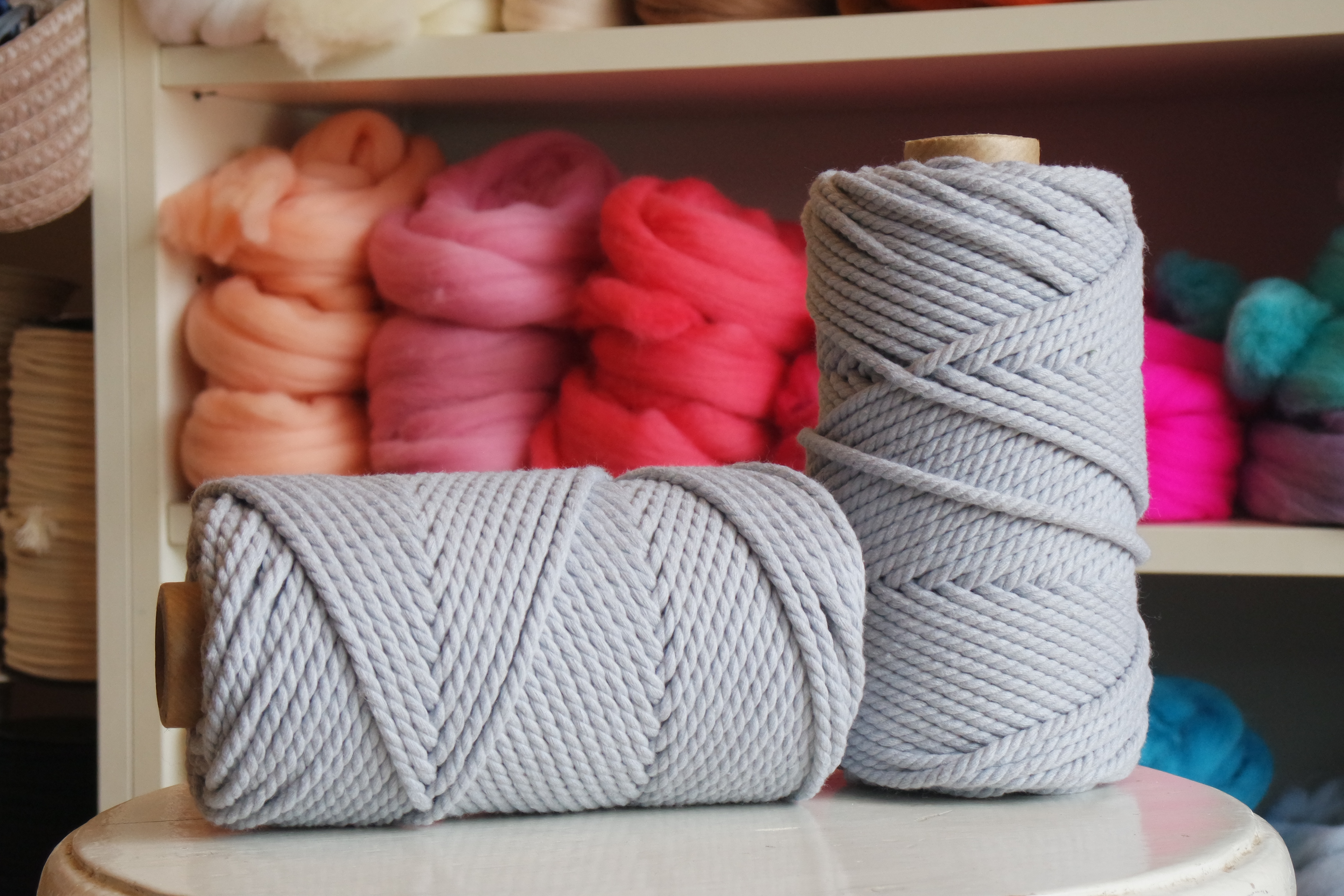 Corda 4mm / 50m Cinzento Claro - Image 2