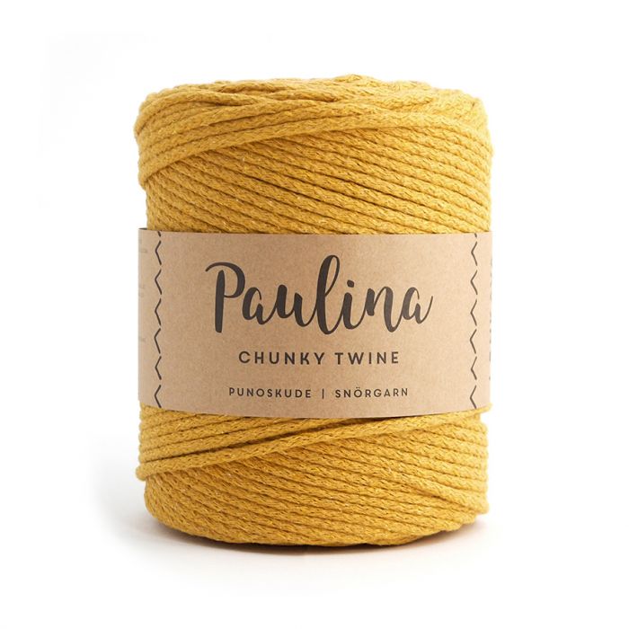 Paulina Chunky Twine 5mm / 180m Amarelo Mostarda