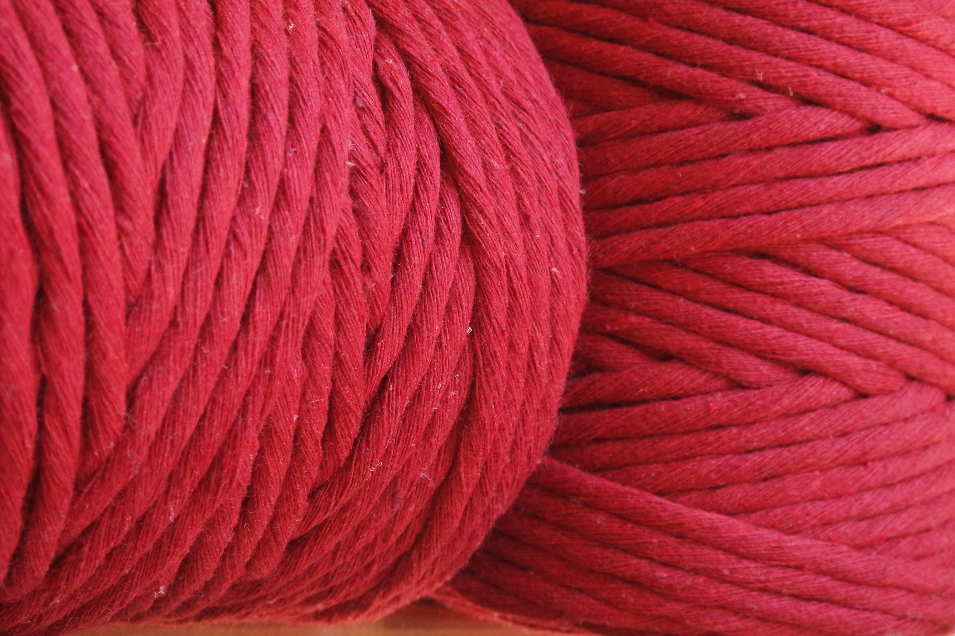 Torcido Rústico 5mm / 100m Vermelho Escuro