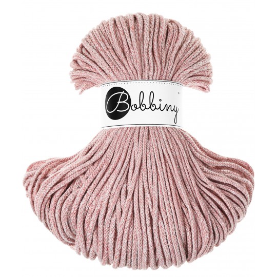 Entrançado Bobbiny 3mm / 100m Strawberry