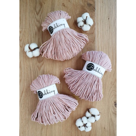 Entrançado Bobbiny 3mm / 100m Strawberry - Image 3