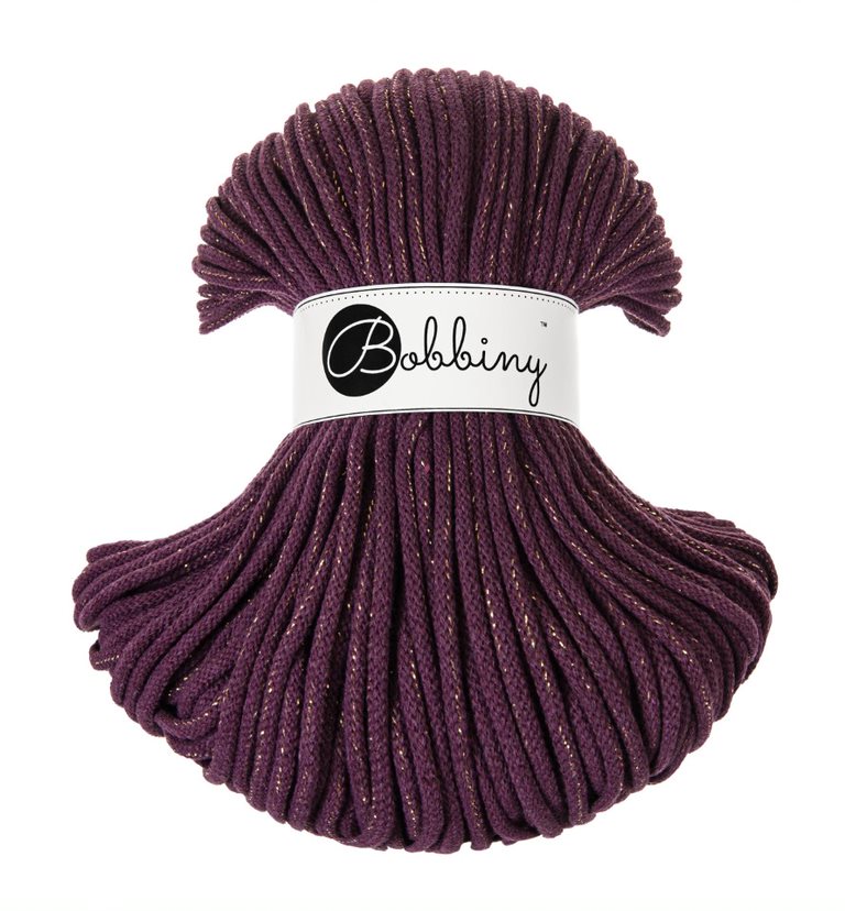 Entrançado Bobbiny 5mm / 100m Golden Blackberry