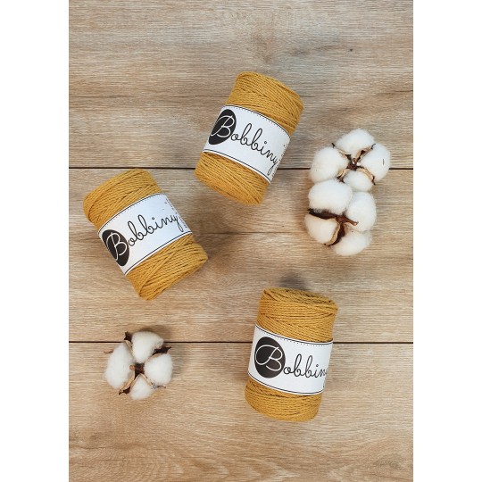 Corda Bobbiny 1.5mm / 100m Mustard - Image 2
