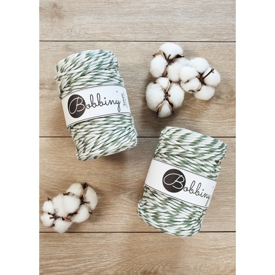 Torcido Bobbiny 5mm / 100m Magic Green - Image 3