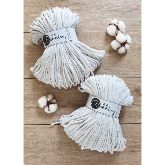 Entrançado Bobbiny 5mm Off White - Image 2