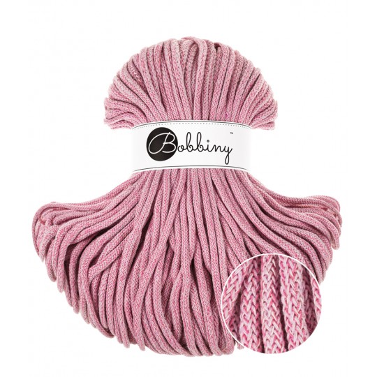 Entrançado Bobbiny 5mm / 100m Raspberry Shake
