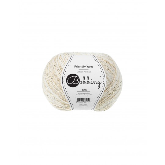 Bobbiny Friendly Yarn / Golden Natural